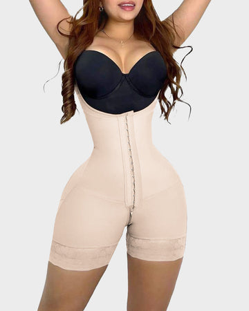 High-Compression Tummy Control Faja Colombiana Bodysuit