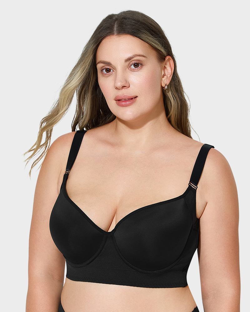 Push Up Longline Smoothing Bra